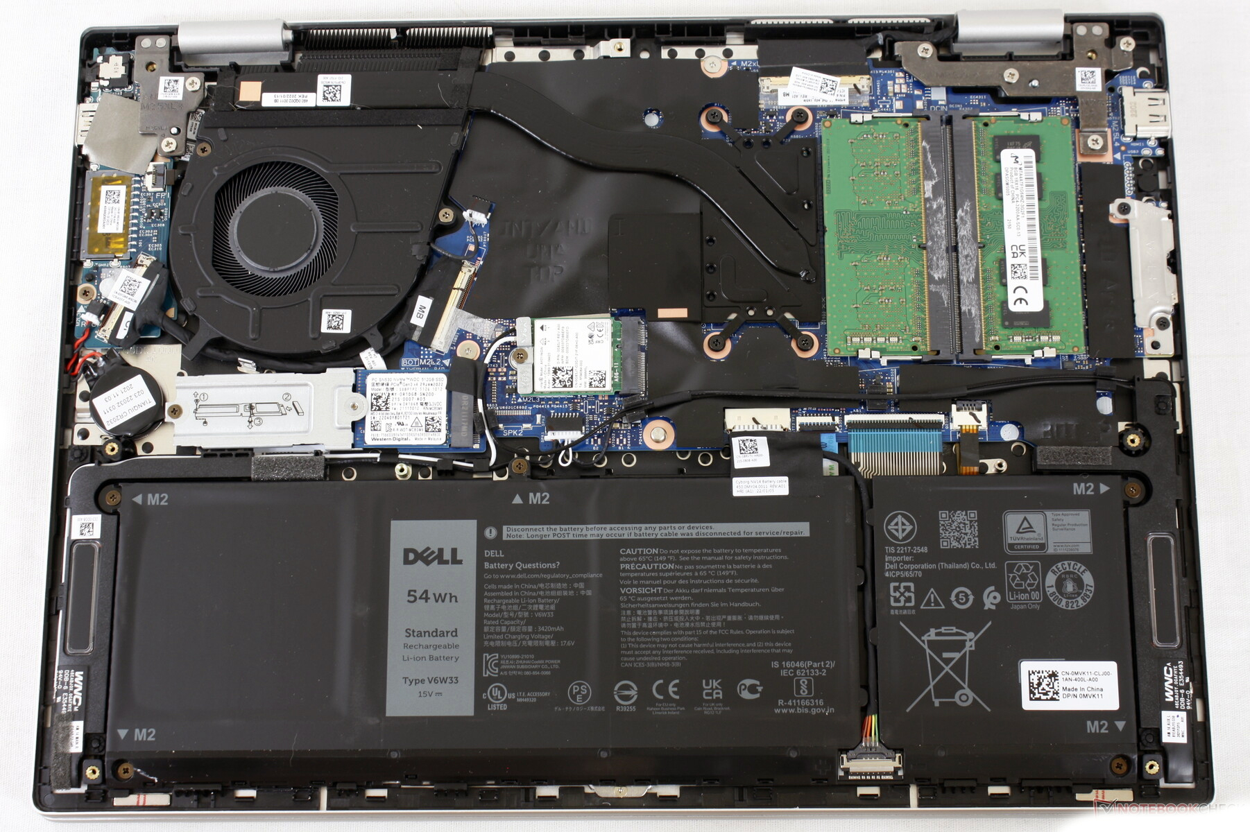 How to replace and fix DELL Inspiron 7420 7425 30pin 0.5mm LED 0NDK3F 450.0QD09.0002 LCD Cable (DELL Inspiron 14 7420 2-in-1)